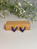 MINI VIOLETA SOLAR - Mini Stud Violeta Amarillo