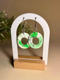 MATCHA – Pendientes aros matcha verde arcilla polimérica artesanales | Gradi Handmade