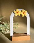 NOMEOLVIDES AMARILLO - Pendientes artesanales en forma de flor amarilla