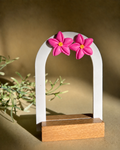 NOMEOLVIDES ROSA - Pendientes artesanales en forma de flor rosa